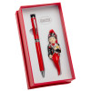 Set regalo con penna e corno portafortuna in scatola regalo Bagutta - Gobbo