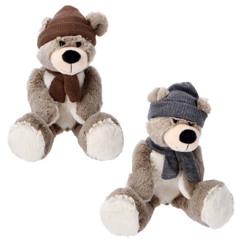Peluche orsetto soft seduto Cm. 34 - Colori e...