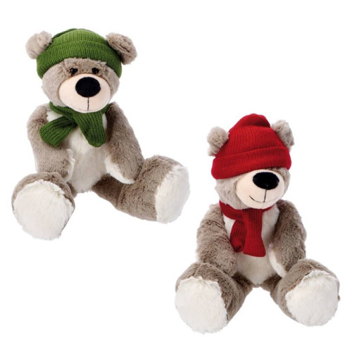 Peluche orsetto soft seduto Cm. 34 - Colori e...