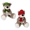 Peluche orsetto soft seduto Cm. 34 - Colori e modelli assortiti