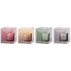 Candela profumata in vasetto vetro Cm. 10x10,5 - Fragranze assortite