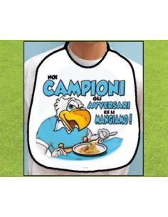 Bavaglione maxi tessuto calcio Lazio