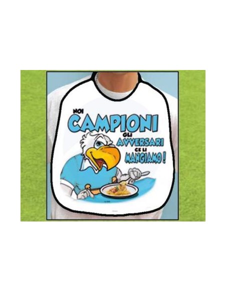 Bavaglione maxi tessuto calcio Lazio