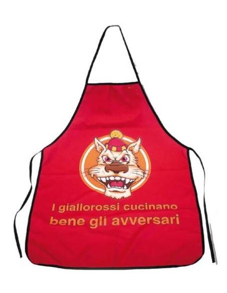 Grembiule da cucina calcio Roma cm. 55x75