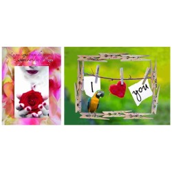 Quadro tela frasi d'amore Cm. 50x70