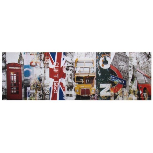 Quadro tela Londra mix Cm. 45x140