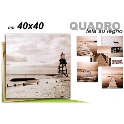 Quadro tela mare Cm. 40x40