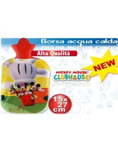 Borsa acqua calda con rivestimento tessuto Topolino Cm....