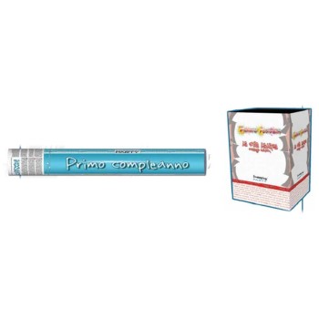 Cannone sparacoriandoli Cm. 40 - Il mio primo compleanno...