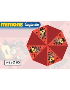 Ombrello lungo automatico Minions