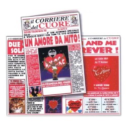 Biglietto auguri giornale love