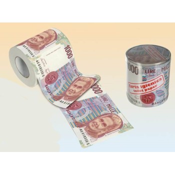 Carta igienica stampata banconota 1000 Lire
