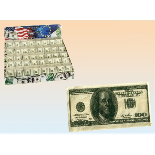 Fazzoletti carta 100 Dollari