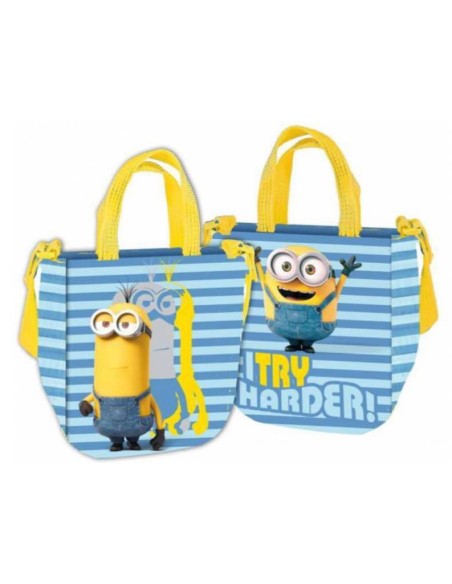 Borsetta tracolla e due manici Minions