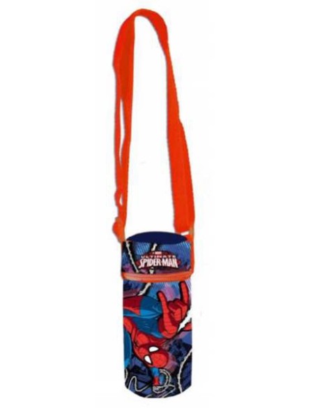 Borsetta tracollina portabottiglie doppio termico Spiderman Free Go Kids