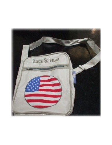 Borsa tracolla verticale ecopelle Bandiera America