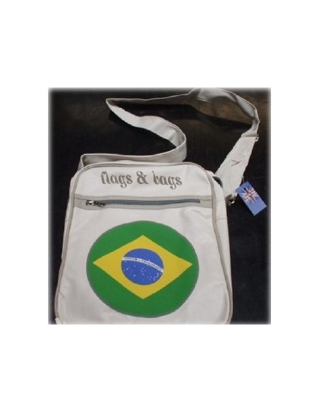 Borsa tracolla verticale ecopelle Bandiera Brasile