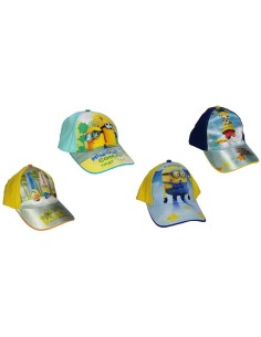 Cappello con visiera stampa large Minions - 4 modelli...