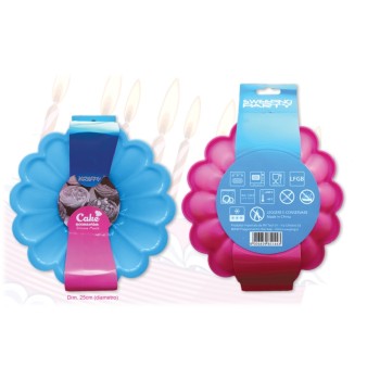 Stampo in silicone per torta fiore - Colori assortiti