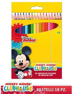 Matite colorate Topolino - Blister 18 pezzi