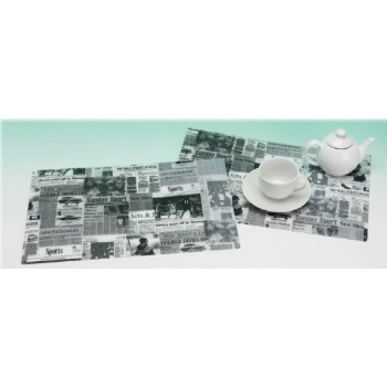 Tovaglietta americana pvc Newspaper cm. 44x29