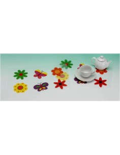 Tovaglietta americana pvc Fiori cm. 44x29