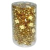 Coccarda chiudipacco metallizzata 25mm Oro - Confezione 100 pezzi