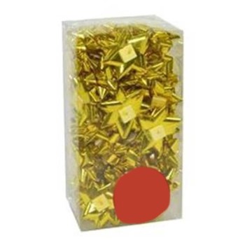 Coccarda chiudipacco metallizzata 35mm Oro - Confezione...