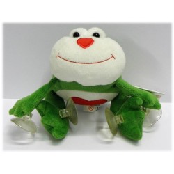 Peluche rana con ventose e cuore
