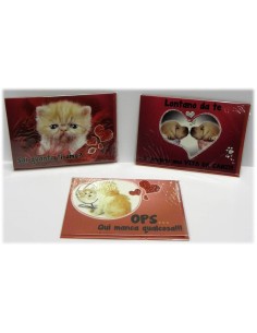 Biglietto auguri amore cani e gatti 2