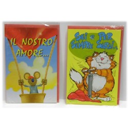 Biglietto auguri classico love