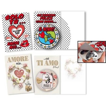 Biglietto auguri con messaggio personalizzabile