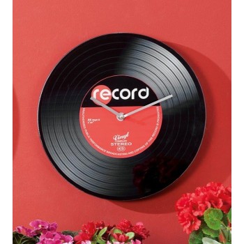 Orologio da parete in vetro Disco Cm. 30