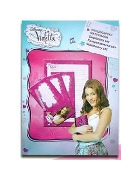 Carta da lettere con penna Violetta