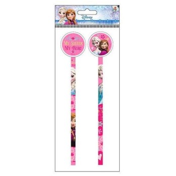 Set 2 matite con gomma Frozen