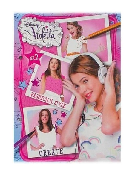 Creative notes15 fogli Violetta con adesivi