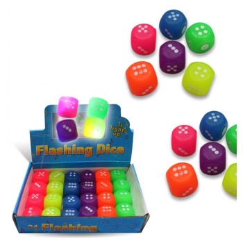 Dado luminoso flashing Cm. 2,5x2,5