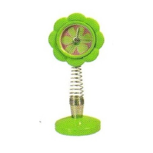 Sveglia mini molla fiore verde