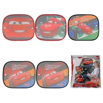 Tendine parasole per auto Cars Cm. 44x35 - Set 2 pezzi