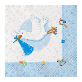 Tovaglioli carta cm. 33x33 - Benvenuto - Confezione 20 pezzi