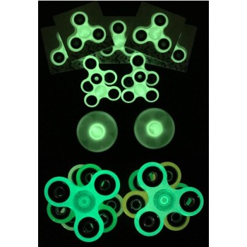 Fidget Spinner fosforescente colorato in scatola regalo