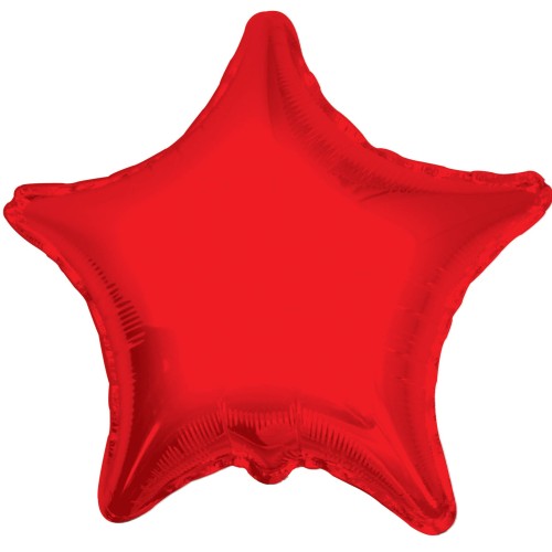 Palloncino mylar stella rossa cm. 45