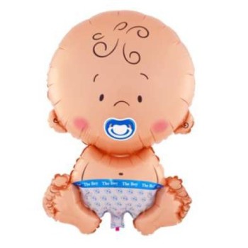 Palloncino mylar sagomato Baby Boy Cm. 70