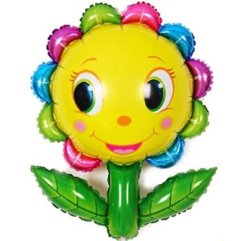 Palloncino mylar Super Shape sagomato "Flower" Cm. 90x68