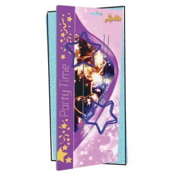 Candela magica Sparklers stelle blu - Blister 4 pezzi