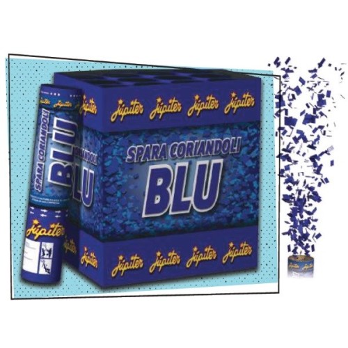 Cannone sparacoriandoli Cm. 30 monocolore - Blu
