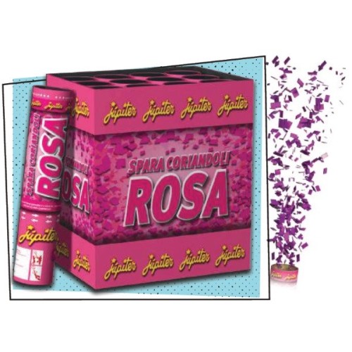 Cannone sparacoriandoli Cm. 30 monocolore - Rosa