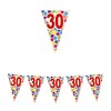 Festone bandierine pvc 30 anni - Mt. 6