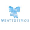 Festone scritta Battesimo celeste Mt. 6