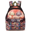 Zaino scuola americano deluxe "Emoticon Party Time" Cm. 43x33x13